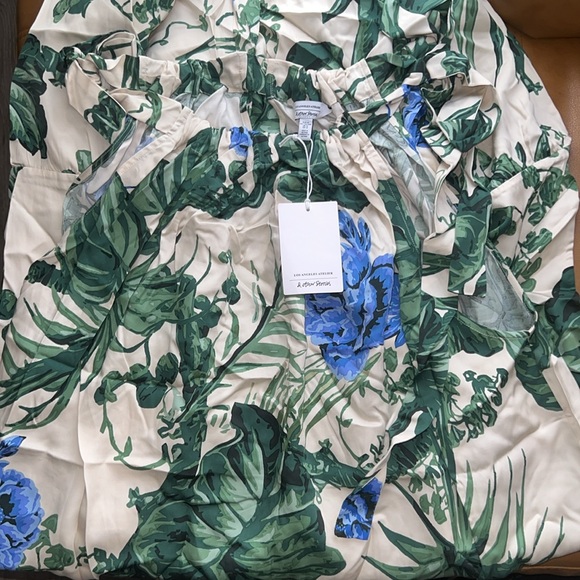 & Other Stories Gathered Sleeveless Midi Dress - Size 12 - Picture 7 of 9